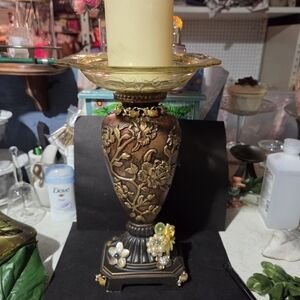 Repurposed Vintage Candle Holder